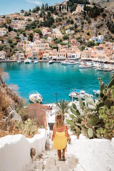 Symi Urlaub Hafen Ausflug Rhodos
