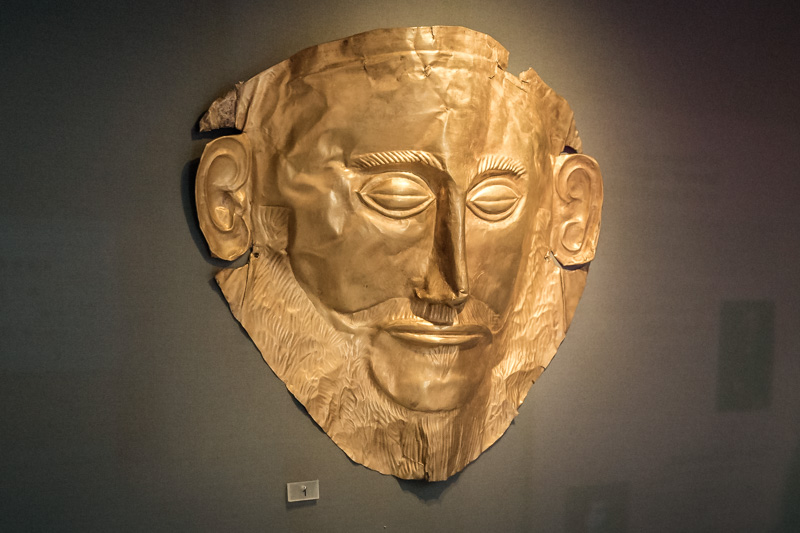 Athen Museum Goldmaske des Agamemnon