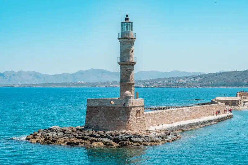 Chania Leuchturm Kreta Urlaub Highlughts