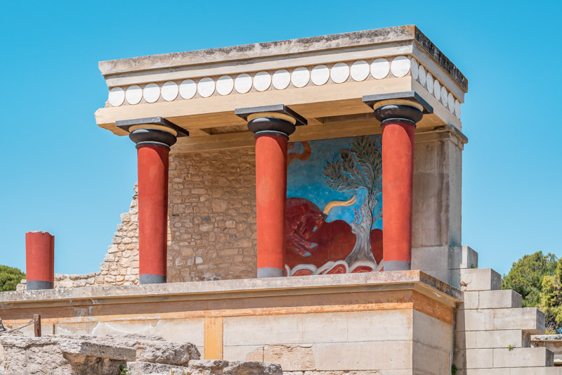 Knossos Palast Kreta Highlights Urlaub Ausflug