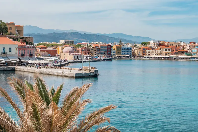 Kreta Sehenswuerdigkeiten Chania Stadt Hafen