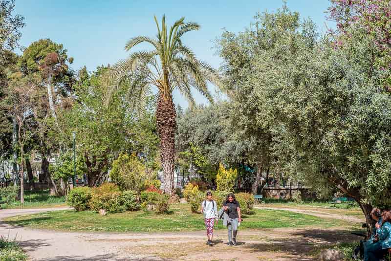Sehenswuerdigkeiten Athen Stadtgarten Park Akropolis