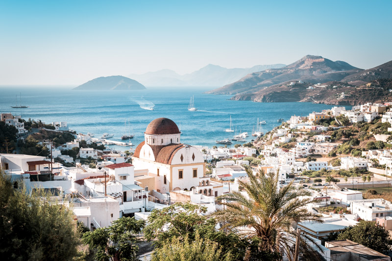 Insel-Leros-Panteli-Panormos-Ausblick