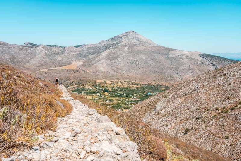 Wandern auf Kalymnos Route Pothia Vathy