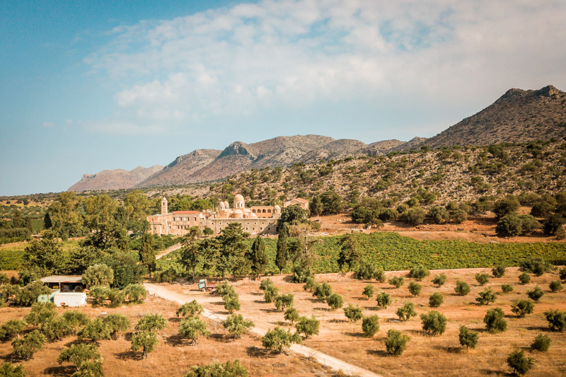 Akrotiri Halbinsel Kreta Kloster Agia Triada