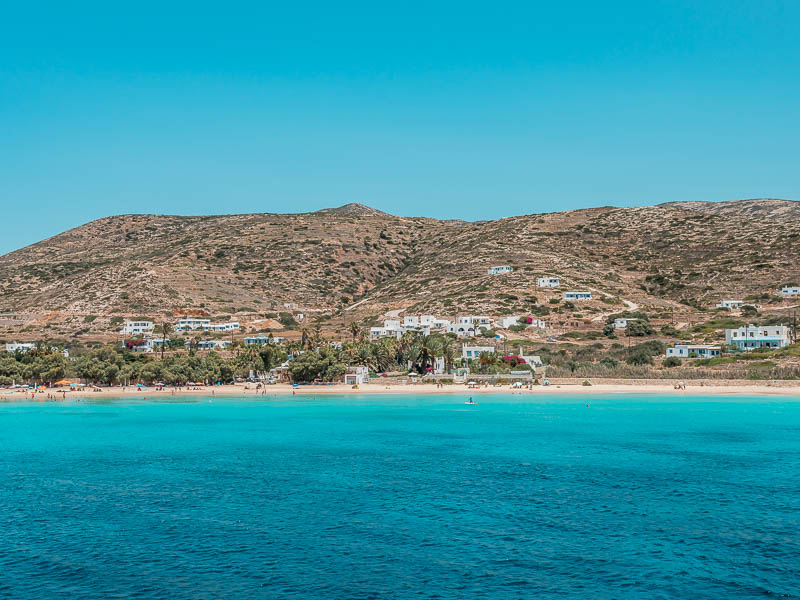 Donousa Strand Naxos Kykladen