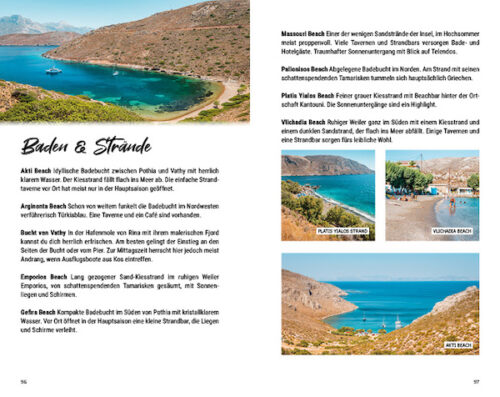 Griechenland Inselhopping Reisefuehrer Dodekanes Insel Kalymnos Straende