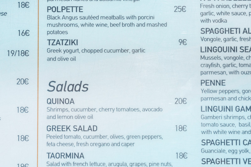 Mykonos Restaurant Tipps hohe Preise vermeiden
