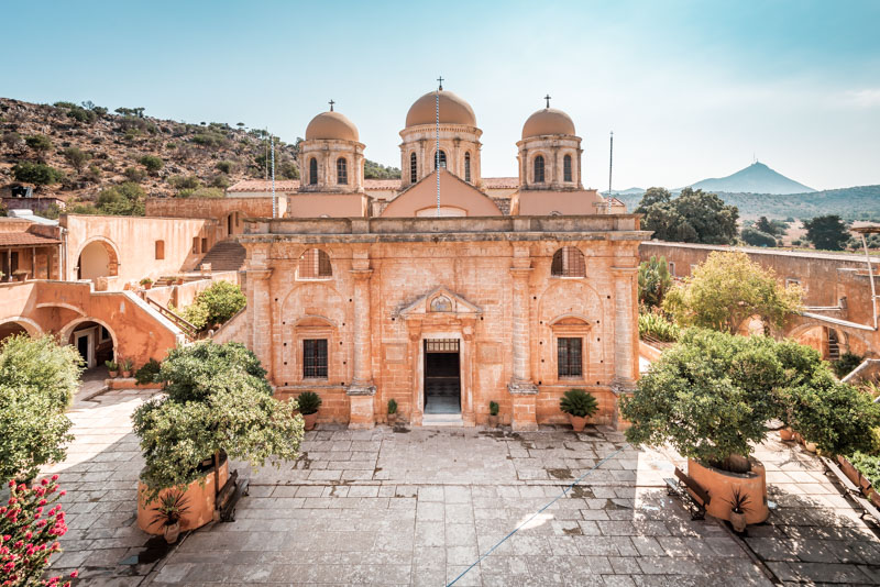 griechenland kreta agia triada kloster monastery