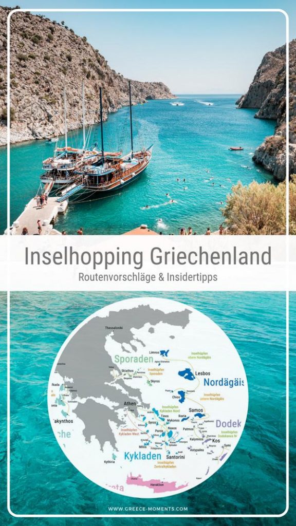inselhopping griechenland karte