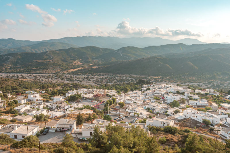 Geheimtipps Rhodos Asklipio Kastro Ausblick