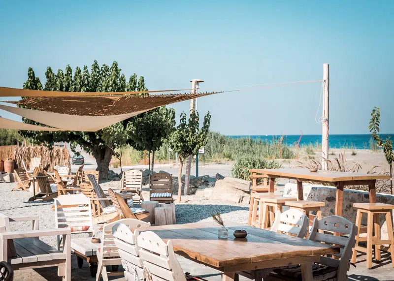 Rhodos afandou beach bar sundalia