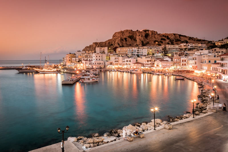 Sonnenuntergang Karpathos Griechenland Reiseziel Sonnenuntergang Karpathos Griechenland Reiseziel