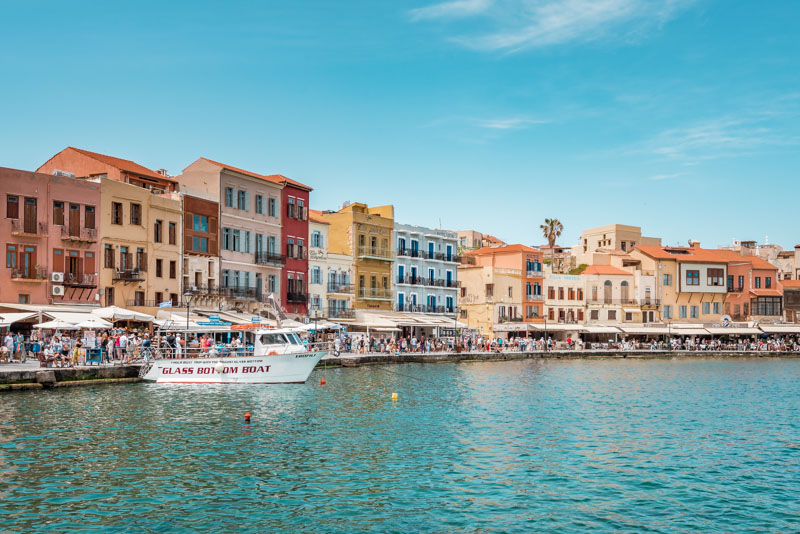 Chania Altstadt Venezianischer Hafen Kreta Urlaub