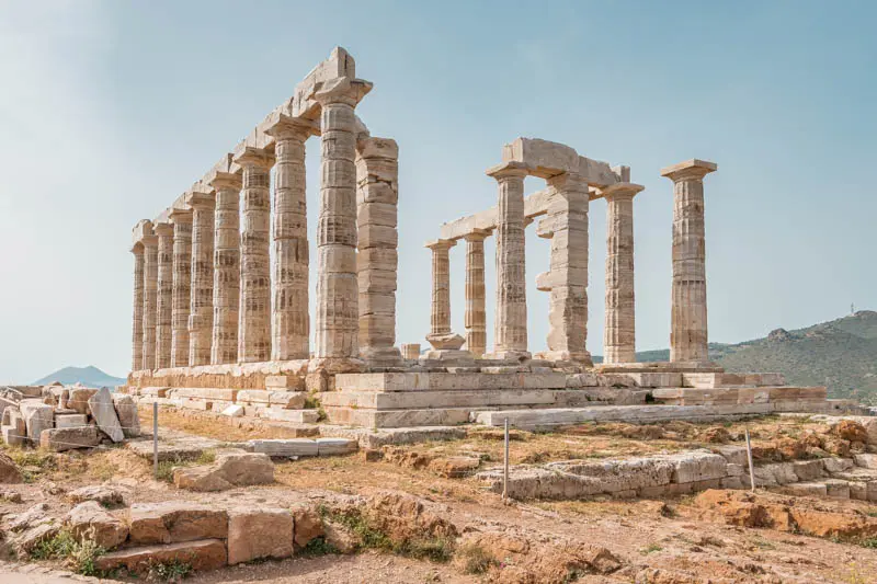 Kap Sounion Poseidon Tempel Griechenland Sehenswuerdigkeiten