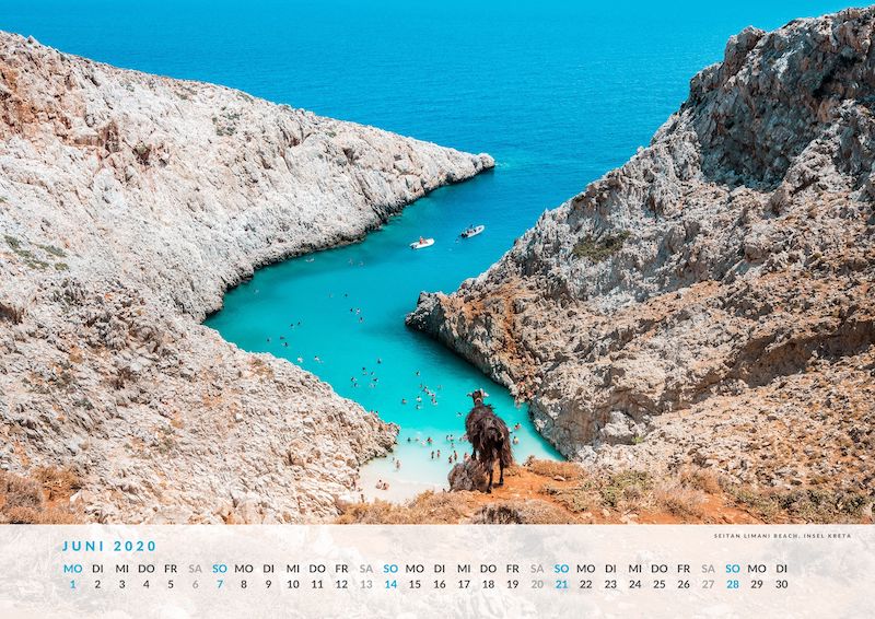Kreta Wandkalender Urlaub Kalender 2020 Kreta Wandkalender Urlaub Kalender 2020
