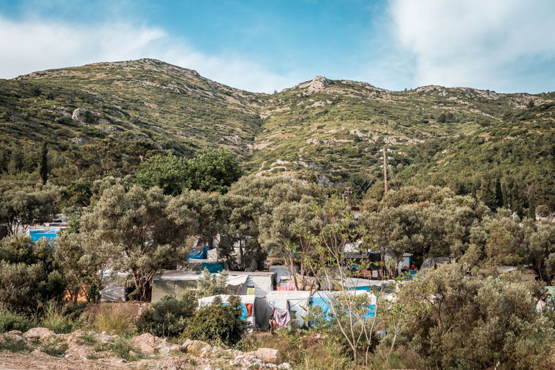 Samos Flüchtlingslager Vathy Flüchtlinge Griechenland