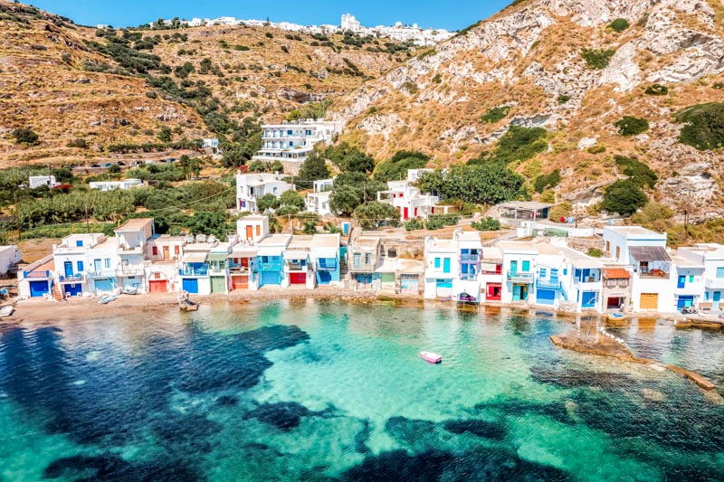 Schöne Reiseziele Europa Insel Milos Griechenland