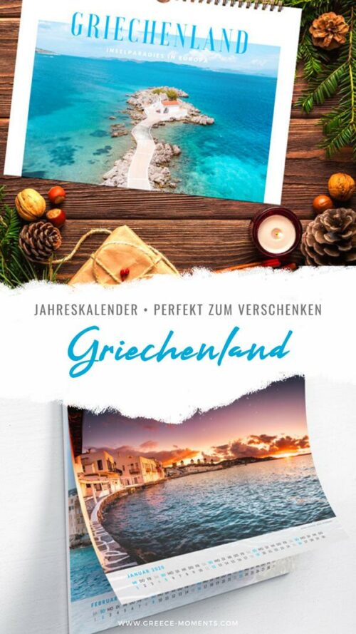 Griechenland Kalender 2025 • Wandkalender griechische Inseln