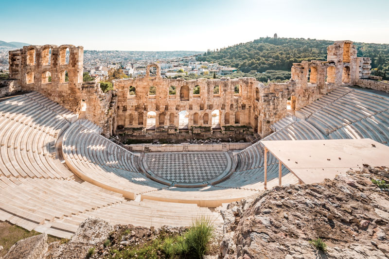 Odeon Herodes Atticus Theater Athen