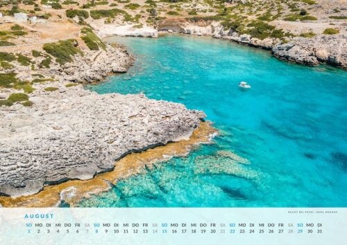 Griechenland Kalender 2025 • Wandkalender griechische Inseln