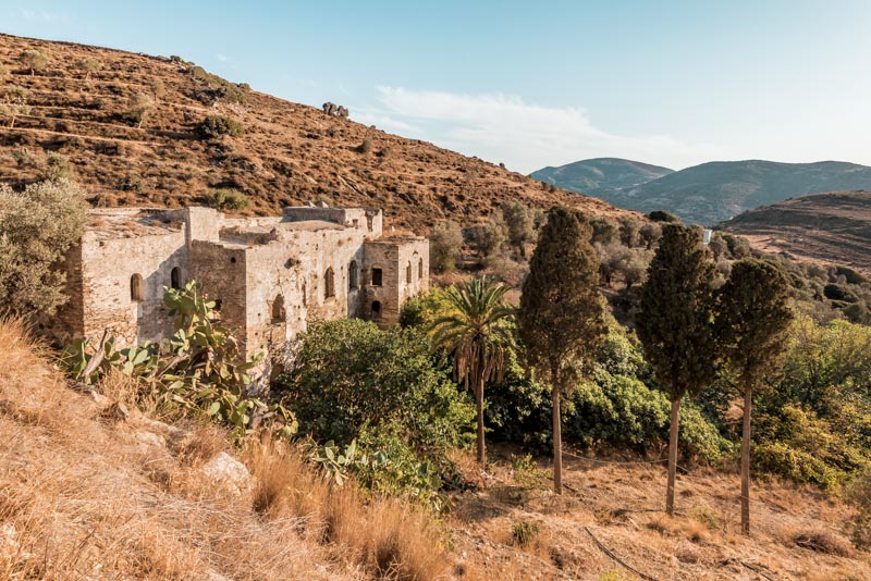 Kalamitsia Jesuiten Kloster Ruinen Naxos Sehenswuerdigkeiten