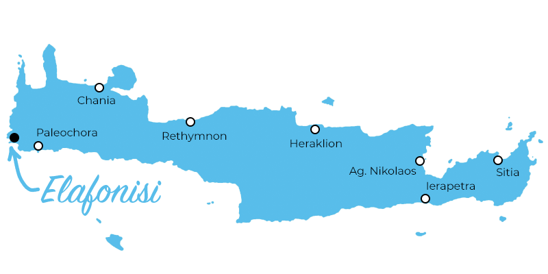 Kreta Elafonisi Karte Anreise Tipps