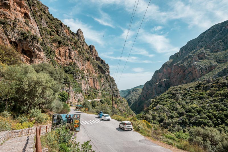 Kreta Schlucht Topolia Gorge Agia Sofia Hoehle