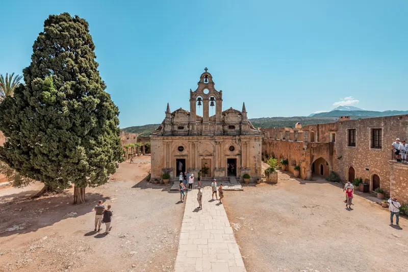 Kreta Arkadi Kloster Rethymno Sehenswuerdigkeiten