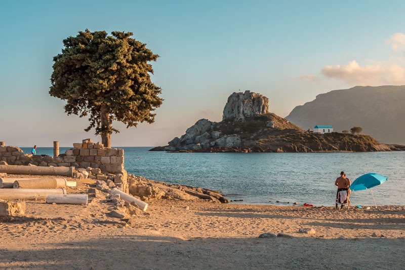 Insel Kastri Kos Agios Stefanos Beach Kefalos