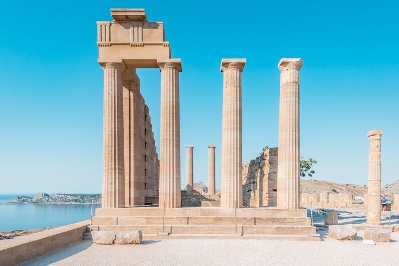 Tempel der Athena Lindia Rhodos Lindos