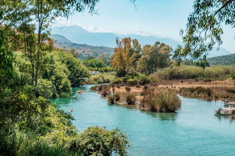 Georgioupoli Almiros Fluss Kreta Natur Reisetipps