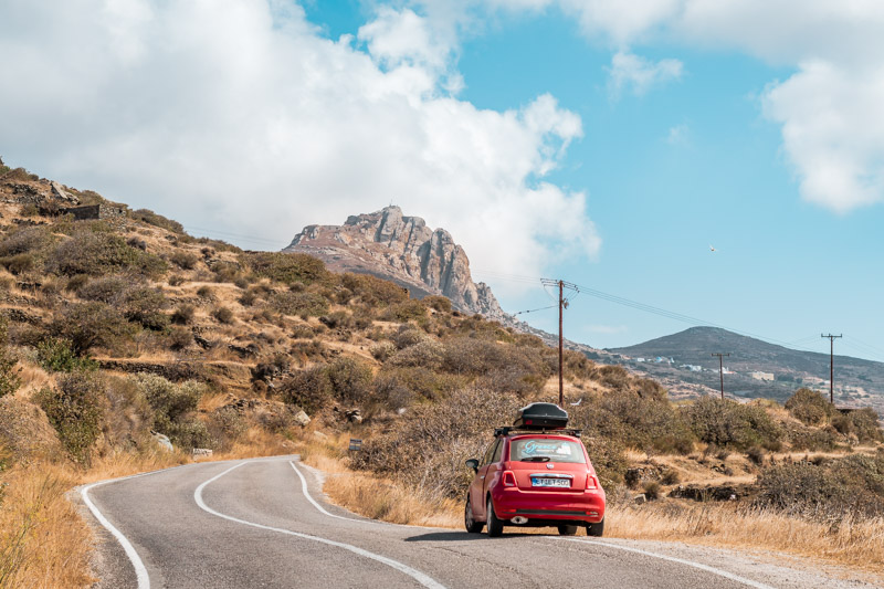 Griechenland Roadtrip Mietwagen Kykladen Inseln Rundreise