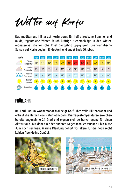Reisefuehrer Korfu Guide PDF Ebook Wetter