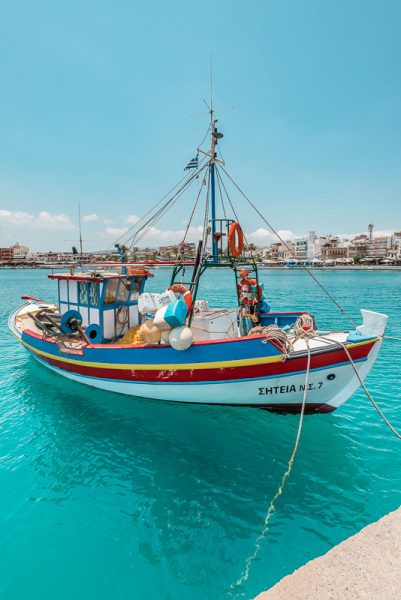 Kreta Urlaub in Sitia Fischerboot