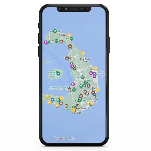 Santorini Karte Sehenswuerdigkeiten Google Maps