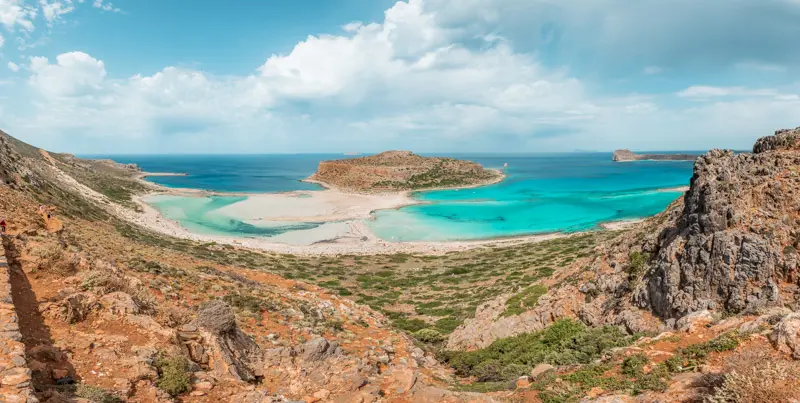 Kreta Sehenswuerdigkeiten Balos Gramvousa Halbinsel