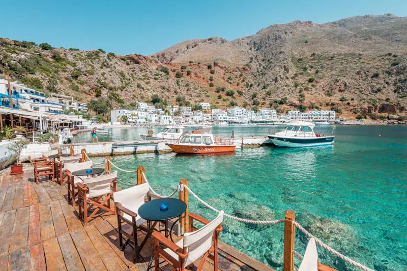 Kreta Sueden Loutro Restaurants Empfehlung