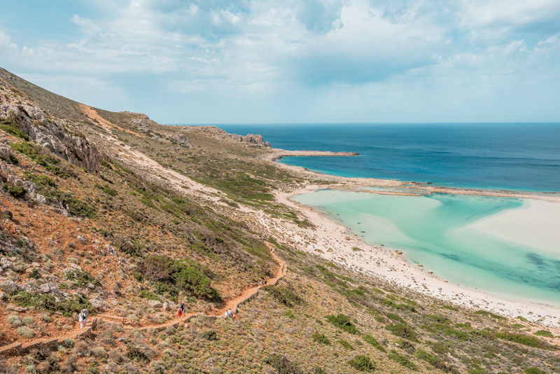 Kreta Wanderung Balos Lagune