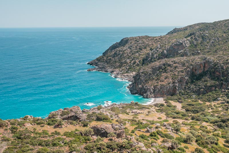 Lissos Bucht Kreta Wanderung Schlucht
