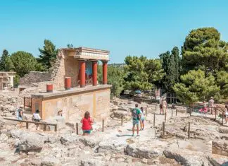 Knossos Palast Kreta Sehenswuerdigkeiten Heraklion Tipps