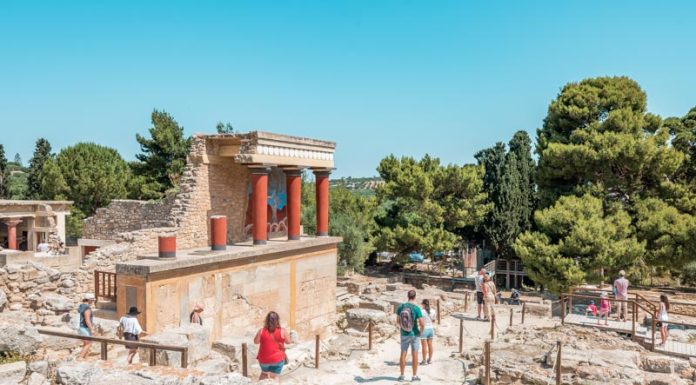 Knossos Palast Kreta Sehenswuerdigkeiten Heraklion Tipps
