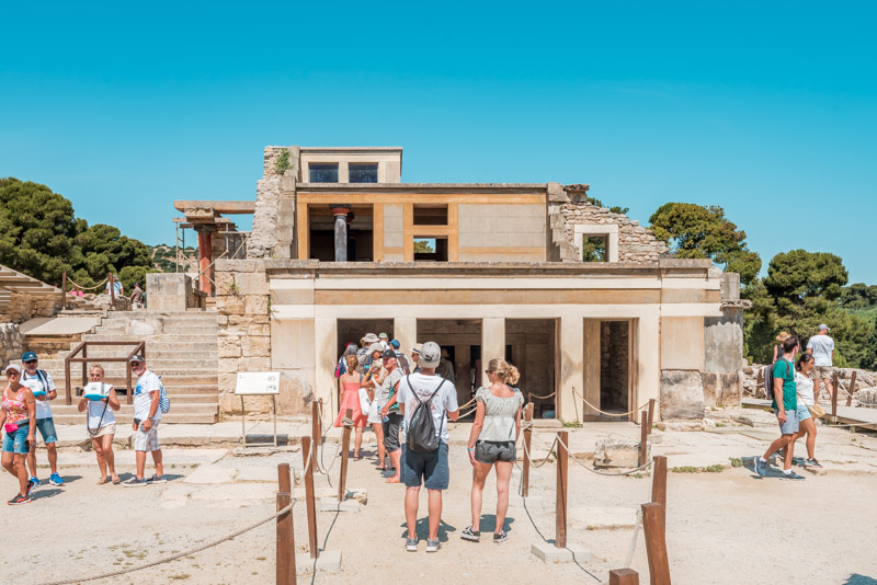 Knossos Thronsaal Minos Kreta Palast