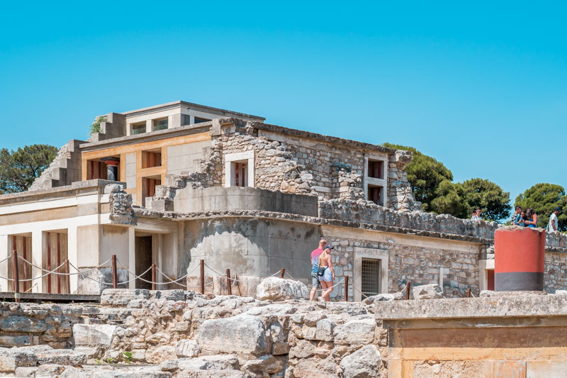 Minoischer Kultur Kreta Knossos Palast