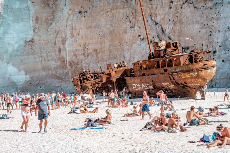 Navagio Strand Zakynthos Shipwreck Ausflug Beste Besuchszeit