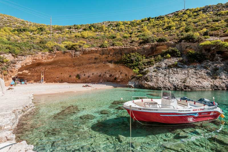 Porto Vromi Beach Zakynthos Shipwreck Rent a Boat