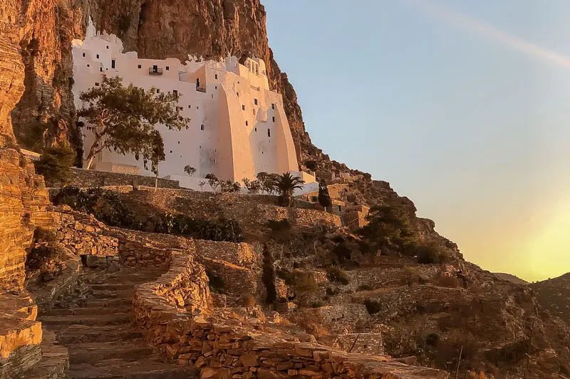 Chozoviotissa Kloster Insel Amorgos Kykladen Griechenland