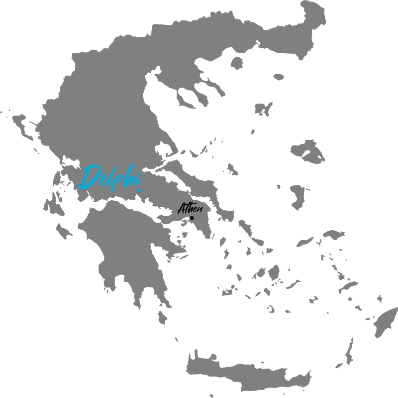 Delphi karte griechenland sehenswürdigkeiten route athen