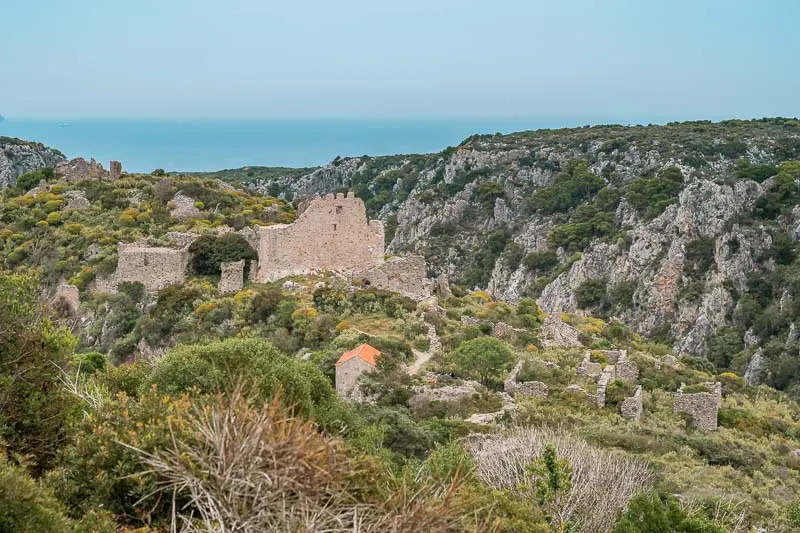 Palaiochora Kythira Castle Griechenland