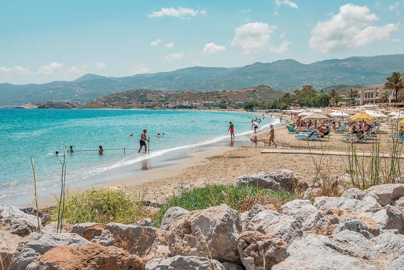 Sitia Strand Stadt Kreta Sehenswuerdigkeiten